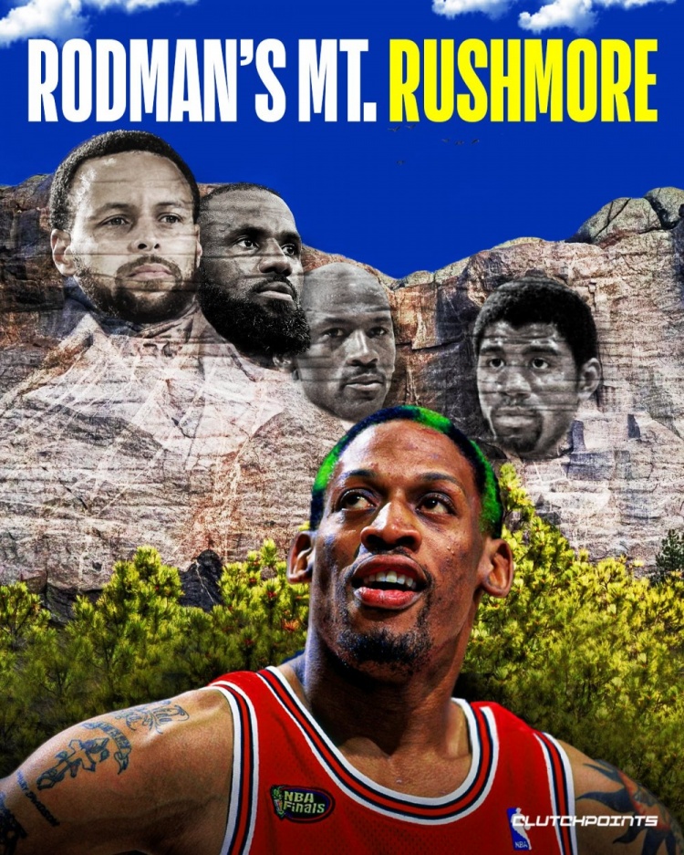 开云体育-你认同吗？罗德曼分享他的总统山人选：乔詹库&amp;魔术师！